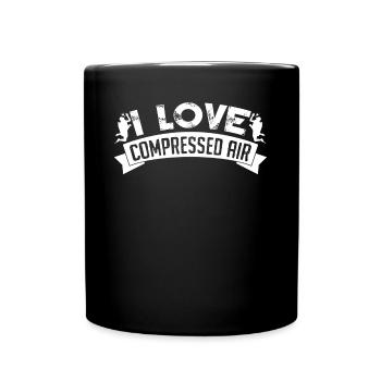 Taucher Tauchen Gerätetauchen - Tasse einfarbig - Schwarz - Vorne