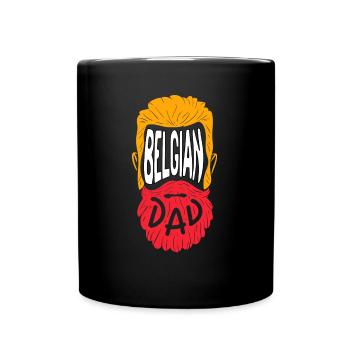 Belgian Dad - Tasse einfarbig - Schwarz - Vorne