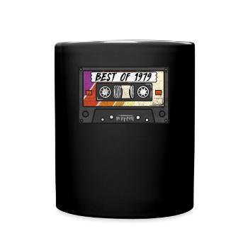 Best Of 1979 Vintage Retro Cassette Cadeau d’anniversaire - Mug uni - noir - Devant