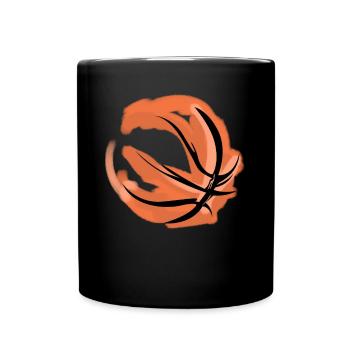 Basket-ball - Mug uni - noir - Devant