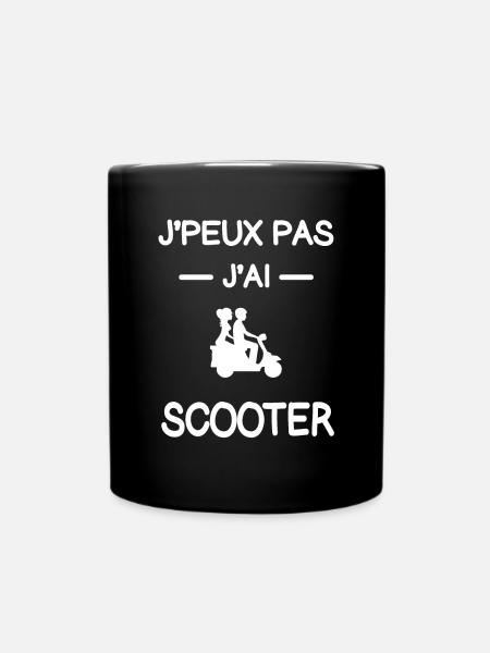 je peux pas j'ai scooter motard humour - Mug uni - noir