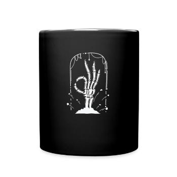 Tombstone and Hand Gothic Style - Full Colour Mug - black - Front