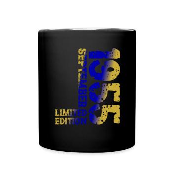 1955 Septembre Edition Limitée 68th Birthday Deco - Mug uni - noir - Devant
