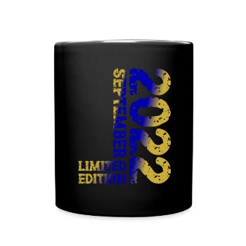 2022 September Limited Edition 1st Birthday Decoration - Full Colour Mug - black - Front