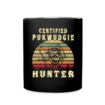 Certified Pukwudgie Hunter - Cryptid Monster - Full Colour Mug - black - Front