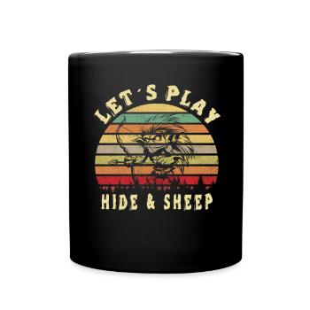 Lass Uns Verstecken - Tasse einfarbig - Schwarz - Vorne