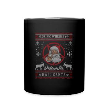 I Pentagramme du diable satanique - Mug uni - noir - Devant
