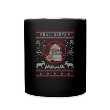 I Pentagramme du diable satanique - Mug uni - noir - Devant