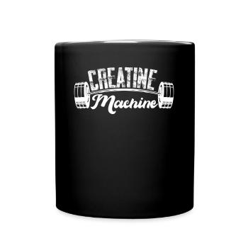 Bodybuilder Gym Fitness Strongman - Tasse einfarbig - Schwarz - Vorne