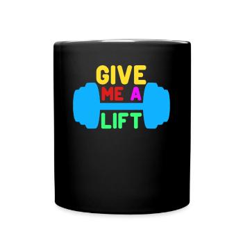 Bodybuilder Dicton Fitness Gym - Mug uni - noir - Devant