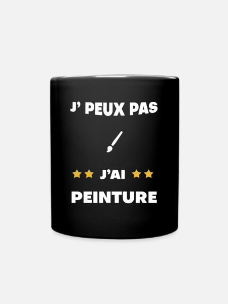 je peux pas j'ai peinture cadeau peintre - Mug uni - noir