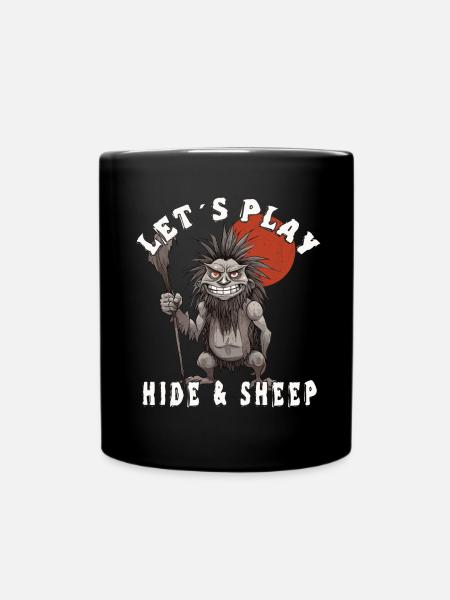 Lass Uns Verstecken - Tasse einfarbig - Schwarz