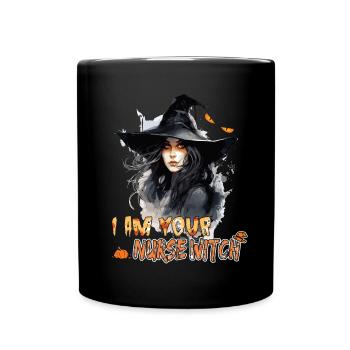 Ich Bin Deine Krankenschwester Hexe - Hexe - Tasse einfarbig - Schwarz - Vorne
