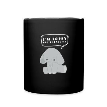 Excuses de couple - Je suis désolé de ne pas me quitter - Mug uni - noir - Devant
