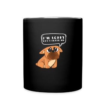 Excuses de couple - Je suis désolé de ne pas me quitter - Mug uni - noir - Devant
