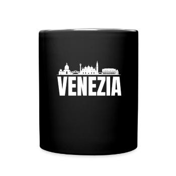 Venice Gondola Italy Venezia - Tasse einfarbig - Schwarz - Vorne