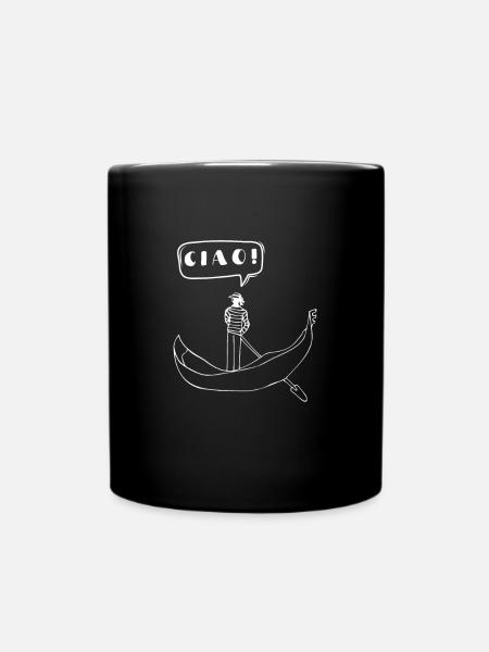 Venice Gondola Italy Venezia - Tasse einfarbig - Schwarz