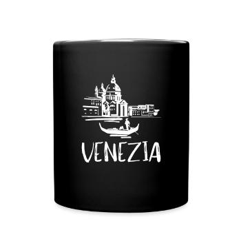 Venice Gondola Italy Venezia - Full Colour Mug - black - Front