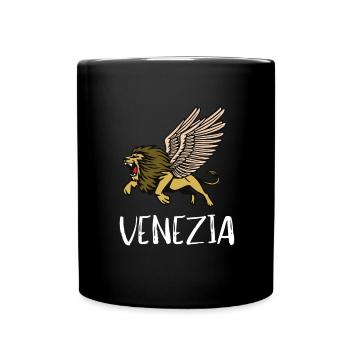 Venice Gondola Italy Venezia - Full Colour Mug - black - Front