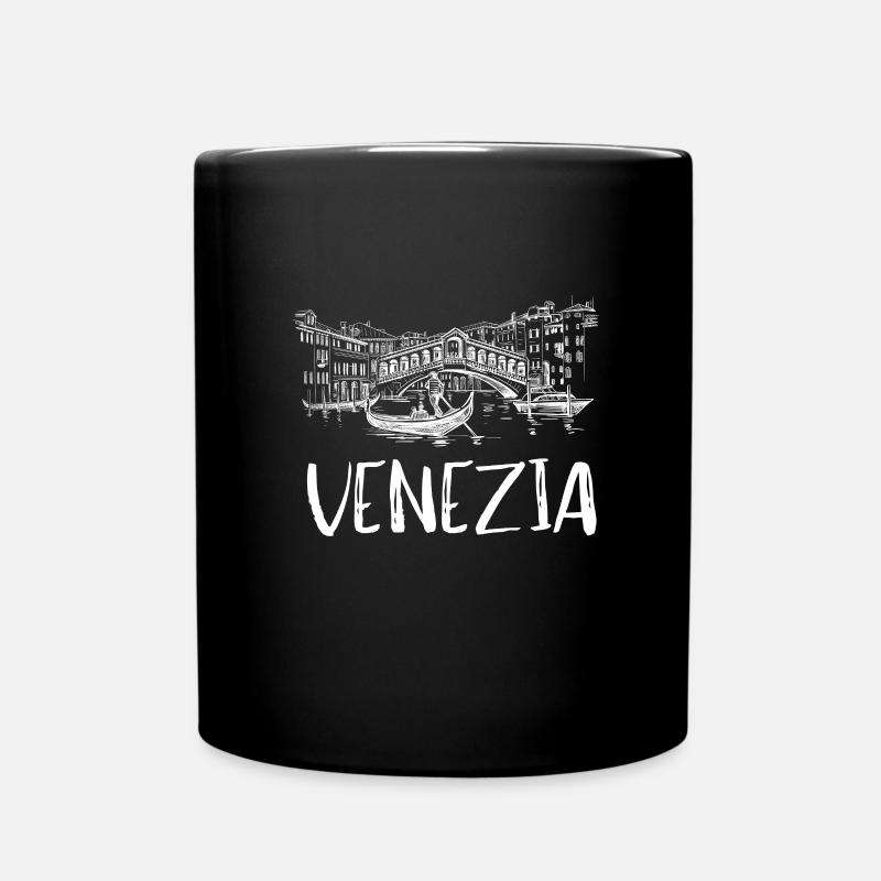Venice Gondola Italy Venezia - Tasse einfarbig - Schwarz