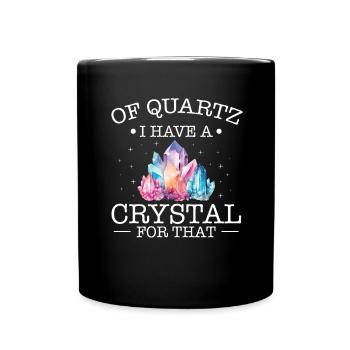 Funny Gemstone Chakra Healer Spiritual - Full Colour Mug - black - Front