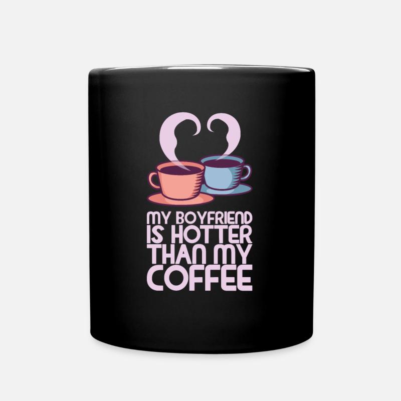 front 82261607696416051 - Tasse einfarbig - Schwarz