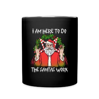 I Satanic Devil Pentagramm - Tasse einfarbig - Schwarz - Vorne