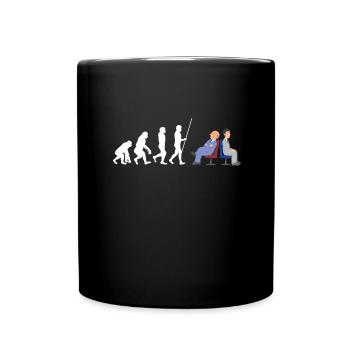 Bureau sarcastique - Par mon dernier e-mail - Mug uni - noir - Devant