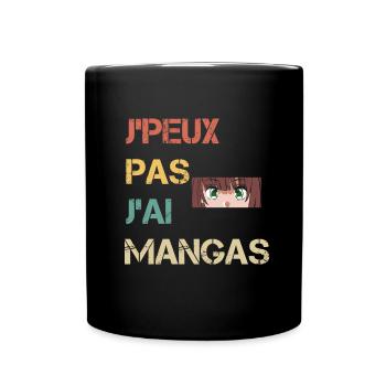 I can't I have mangas mangaka gift - Full Colour Mug - black - Front