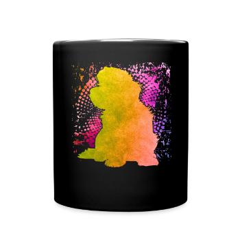 Havanais rétro - Mug uni - noir - Devant
