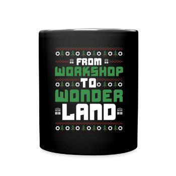 Carriage for the dental check-up Dental Ch - Full Colour Mug - black - Front