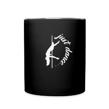 Just Dance Poledance Stange Tanzen - Tasse einfarbig - Schwarz - Vorne