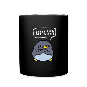 Aunt Niece Matching - Im sassy like my aunt - Tasse einfarbig - Schwarz - Vorne