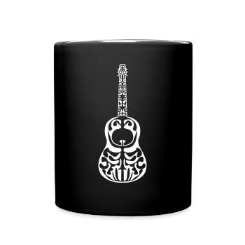 Guitariste de musique de guitare - Mug uni - noir - Devant