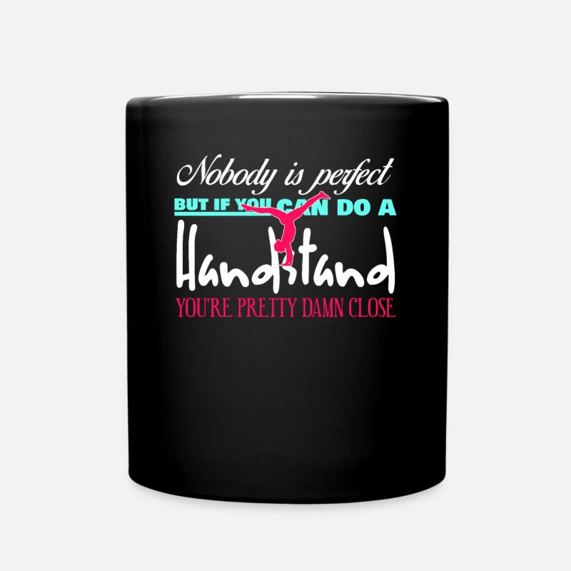 Handstand - Tasse einfarbig - Schwarz