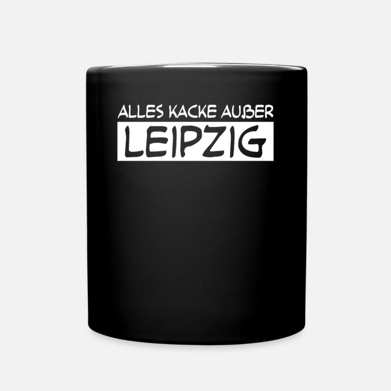 Leipzig Ostdeutschland Sachsen Leipziger - Tasse einfarbig - Schwarz