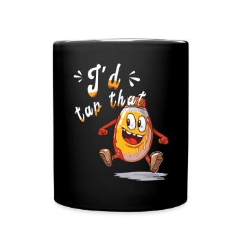 Ich Würde Darauf Tippen - Ahornbaum Tippen - - Tasse einfarbig - Schwarz - Vorne
