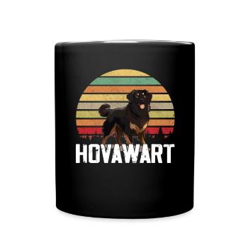 Hovawart owner Farmer Dog Purebred Retro - Full Colour Mug - black - Front