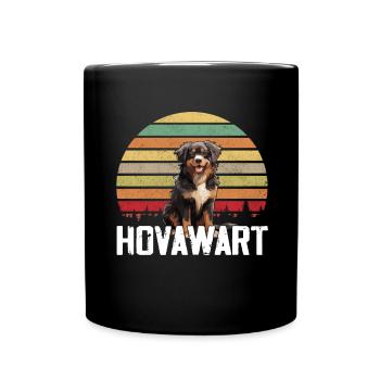 Hovawart besitzer Bauernhund Reinrassig - Tasse einfarbig - Schwarz - Vorne