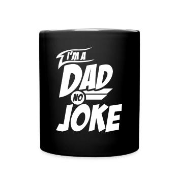 Funny Joke Dad Dad Jokes - Full Colour Mug - black - Front