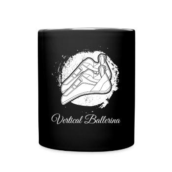 Escalade de bloc sur mur d’escalade - Mug uni - noir - Devant