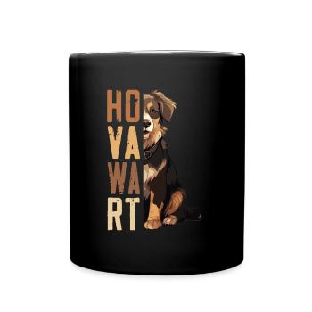 Hovawart besitzer Bauernhund Reinrassig Retro - Tasse einfarbig - Schwarz - Vorne
