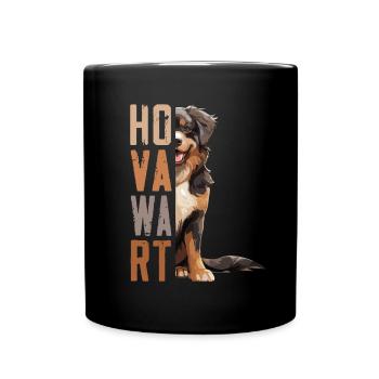 Hovawart besitzer Bauernhund Reinrassig Retro - Tasse einfarbig - Schwarz - Vorne