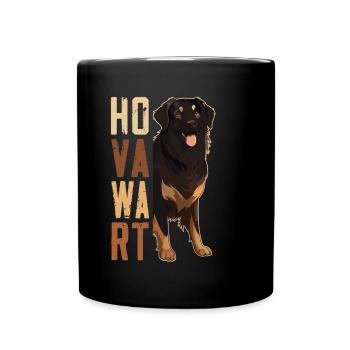 Hovawart besitzer Bauernhund Reinrassig Retro - Tasse einfarbig - Schwarz - Vorne