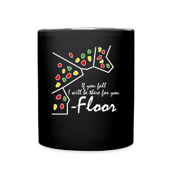 Blague de bloc Escalade de bloc - Mug uni - noir - Devant