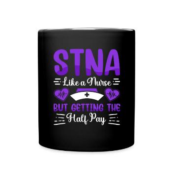 But the half - STNA State tested - Full Colour Mug - black - Front