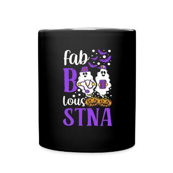 Halloween Fab-boo-Lous-STNA State Tested - Full Colour Mug - black - Front