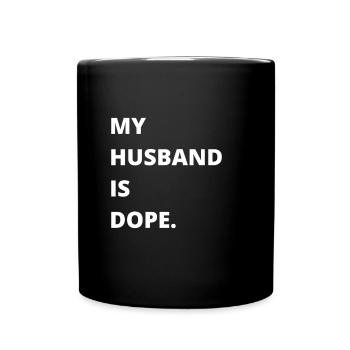 Matrimony - My Husband is - Full Colour Mug - black - Front