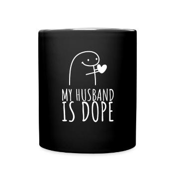 Matrimony - My Husband is - Full Colour Mug - black - Front