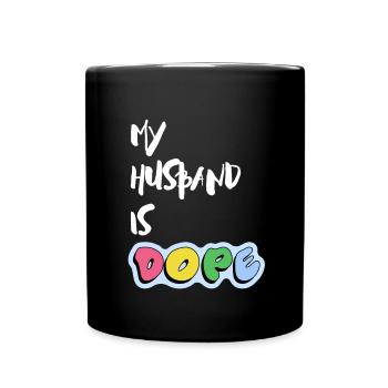 Matrimony - My Husband is - Full Colour Mug - black - Front